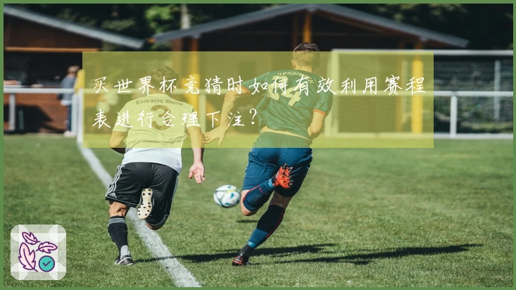 买世界杯竞猜时如何有效利用赛程表进行合理下注？